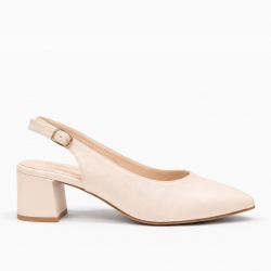 Czółenka na słupku Sergio...